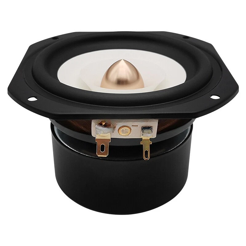 Altavoz de rango completo HIFI 1 pieza 4" pulgadas 4/8 ohmios 15 W audio estéreo woofer altavoz Foto 1 de 4