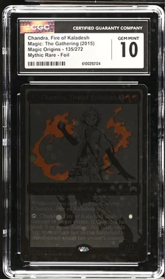 CHANDRA, FIRE OF KALADESH Promotional SDCC 2015 Promo Foil CGC 10 MTG - Image 1 of 2