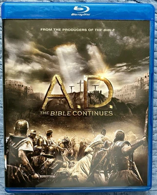 A.D. The Bible Continues (Blu-ray, 2015, 4-Disc Set) 12 Episodes - Image 1 of 2