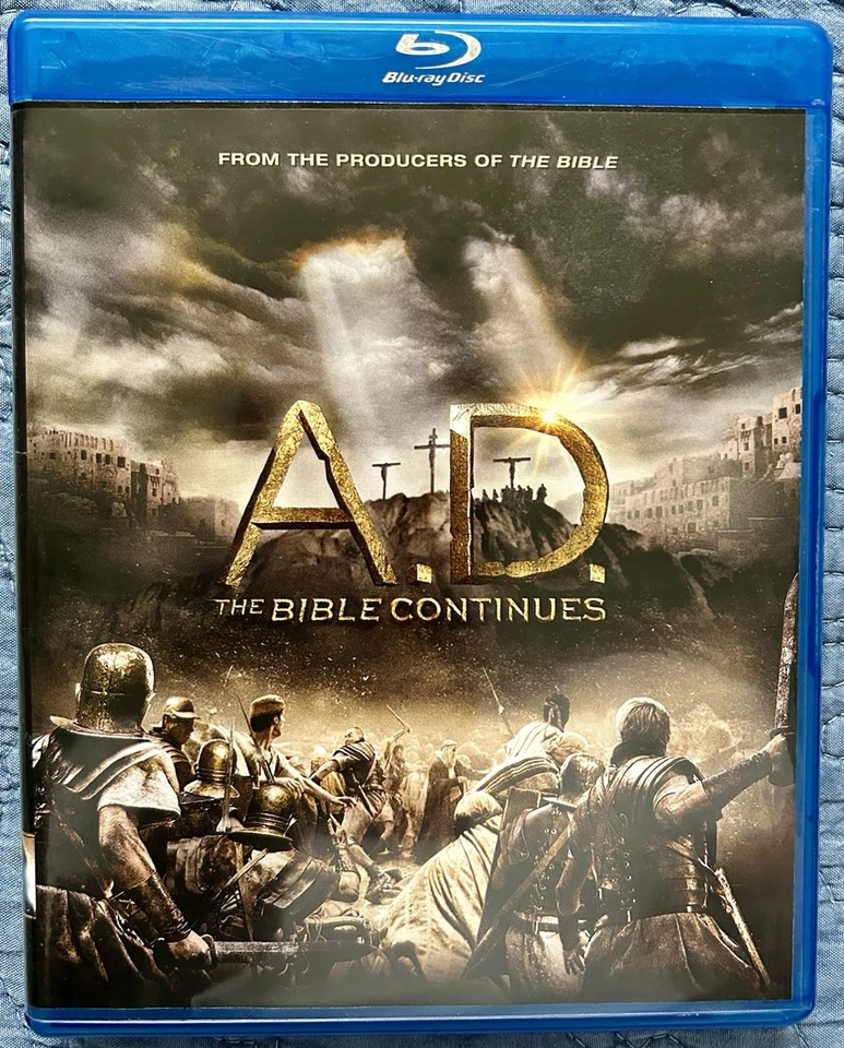 A.D. The Bible Continues (Blu-ray, 2015, 4-Disc Set) 12 Episodes - Image 1 of 2