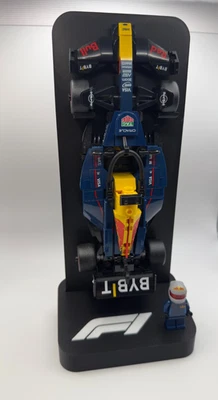 Lego F1 Display Stand for Speed Champions F1 Cars & Minifigure Holder 3D Printed - Image 1 of 4