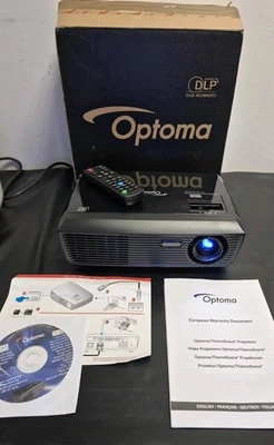 Optoma H180X DLP Home Cinema 720p Projector With Box - G6 - Image 1 of 4