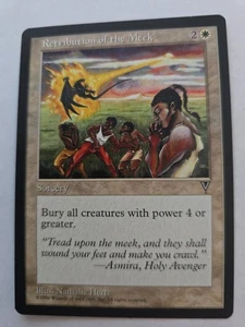 MTG Magic the Gathering English Visions Retribution of the Meek NM - Picture 1 of 1