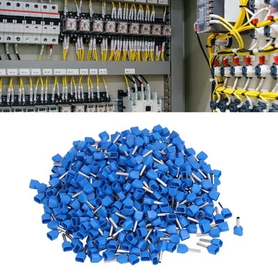 1000-teiliges Aderendhülsen-Set Zum Crimpen Von Kabelschuhen Isoliert TE7508❀ - Bild 1 von 4