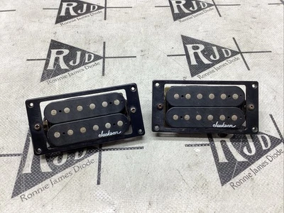 Juego de pastillas de guitarra Jackson Japan Performer Humbucker cerámica negra Foto 1 de 4