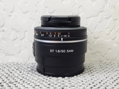 Sony AF 50mm f/1.8 DT SAM Prime Lens SAL50F18-Tested-Great Condition - Image 1 of 4