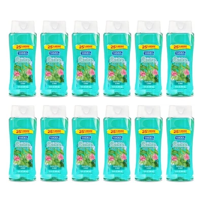 Jabón corporal Lucky Super Soft Revive. Eucalipto y menta. 15 fl.oz. Pack de 12 Foto 1 de 4