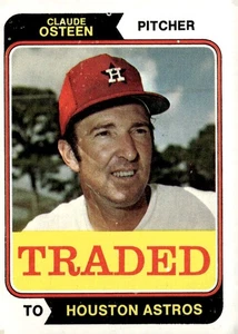 10 Cards - Houston Astros Baseball Card Lot 1974- 1980 Ex - NM Claude Osteen - Picture 1 of 20