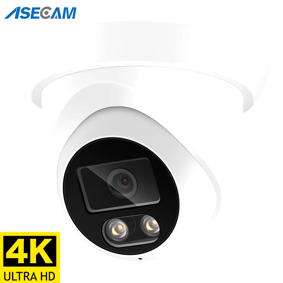 Telecamera IP Esterna POE Onvif Grandangolo 2.8Mm 4K 8MP visione notturna audio - Immagine 1 di 4