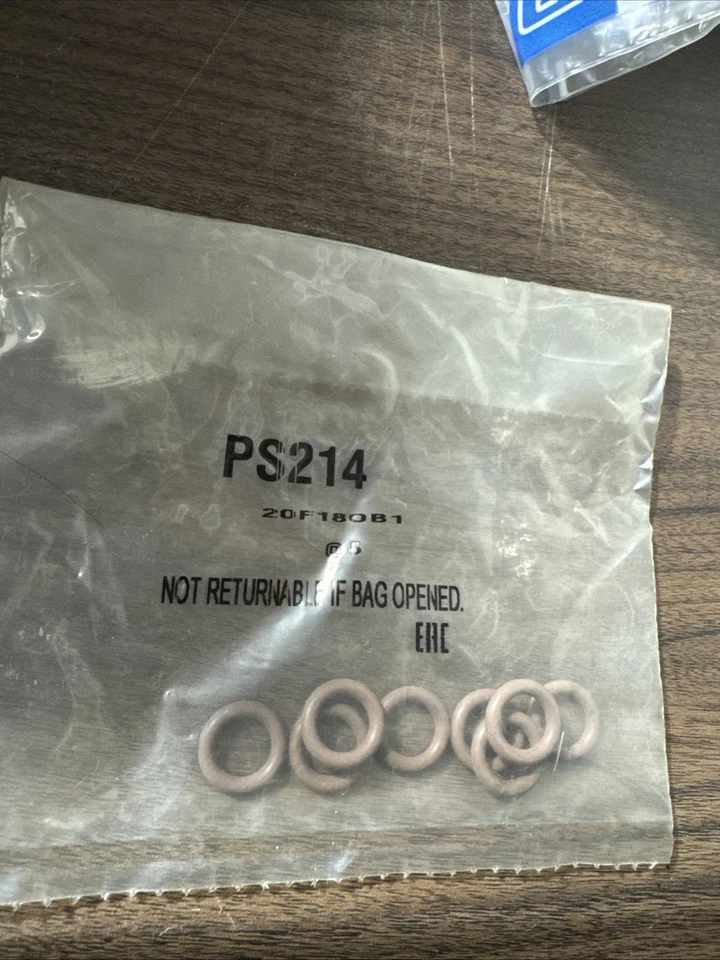 FUEL INJECTOR O RING SEAL KIT BROWN 8 PIECE # PS214 # 19789R - Image 1 of 1
