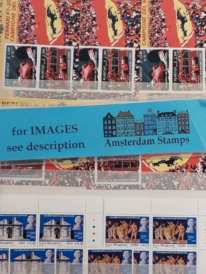 San Marino 2001-2006 en estado bastante bueno MNH enorme surtido en libro ordenado High Cat + Face Top! Foto 1 de 1