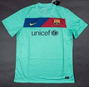 BARCELONA 2010-2011 AWAY PLAYER ISSUE VERSION XL JERSEY SHIRT 385901-310 BNWT - Picture 1 of 14