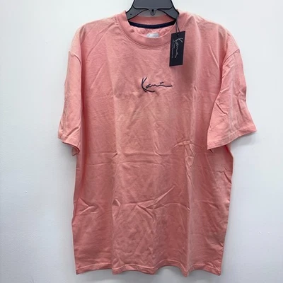 Nueva Camiseta Karl Kani Rosa Logotipo Escritura Retro Manga Corta Para Hombre Talla M Foto 1 de 4
