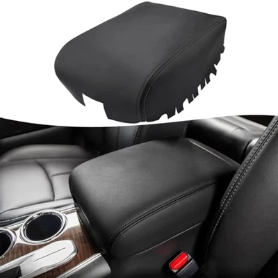 Center Console Armrest Cover for Infiniti QX60 / Nissan Pathfinder 2013-2020, Bl - Image 1 of 4