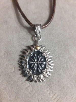 SIMBOLO TRIBALE Pendente uomo In Argento925 - Immagine 1 di 4