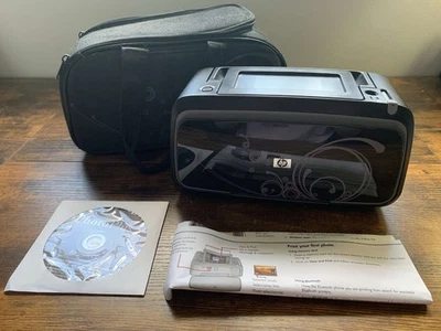 HP Photosmart Wireless Bluetooth Photo printer w/Case A646 No Power Cable - Image 1 of 4