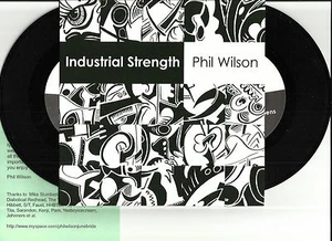 PHIL WILSON Industrial Strength 7 INCH VINYL Kraftwerk Throbbing Gristle faust - Picture 1 of 1