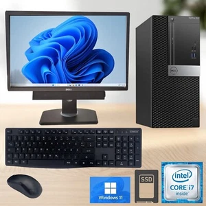 PC Set | Dell OptiPlex + 27 " Monitor | Intel | 16GB RAM | 256GB SSD + 500GB HDD - Afbeelding 1 van 3