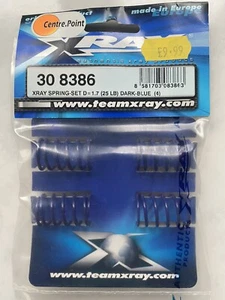Team Xray 30 8386 Xray Spring-Set D=1.7 (25LB) Dark Blue (4) - Picture 1 of 2