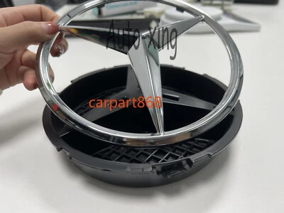 FRONT GRILLE CHROME STAR BADGE FOR MERCEDES BENZ A C B GLA GLK CLA CLS E W205*#2 - Image 1 of 4