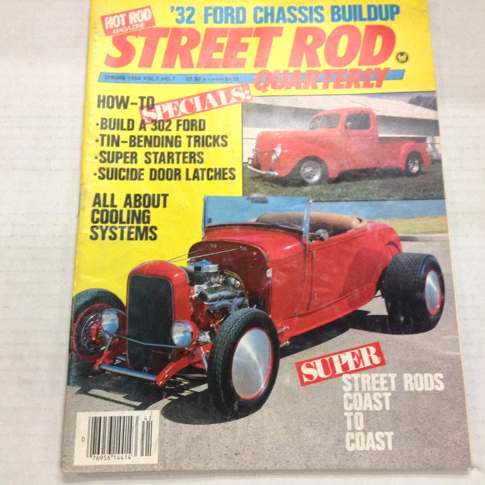 Hot Rod Street Rod Quarterly Magazine Build A 302 Ford Spring 1984 053117nonrh - Image 1 of 1