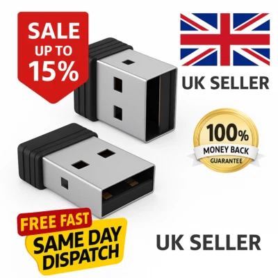 USB Mouse Jiggler Mover Shaker – Undetectable, Plug & Play, Keeps PC Awake Uk.. - Image 1 of 4