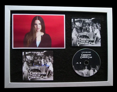 LANA DEL REY+SIGNED+FRAMED+CHEMTRAILS COUNTRY CLUB=100% GENUINE+FAST GLOBAL SHIP Cover