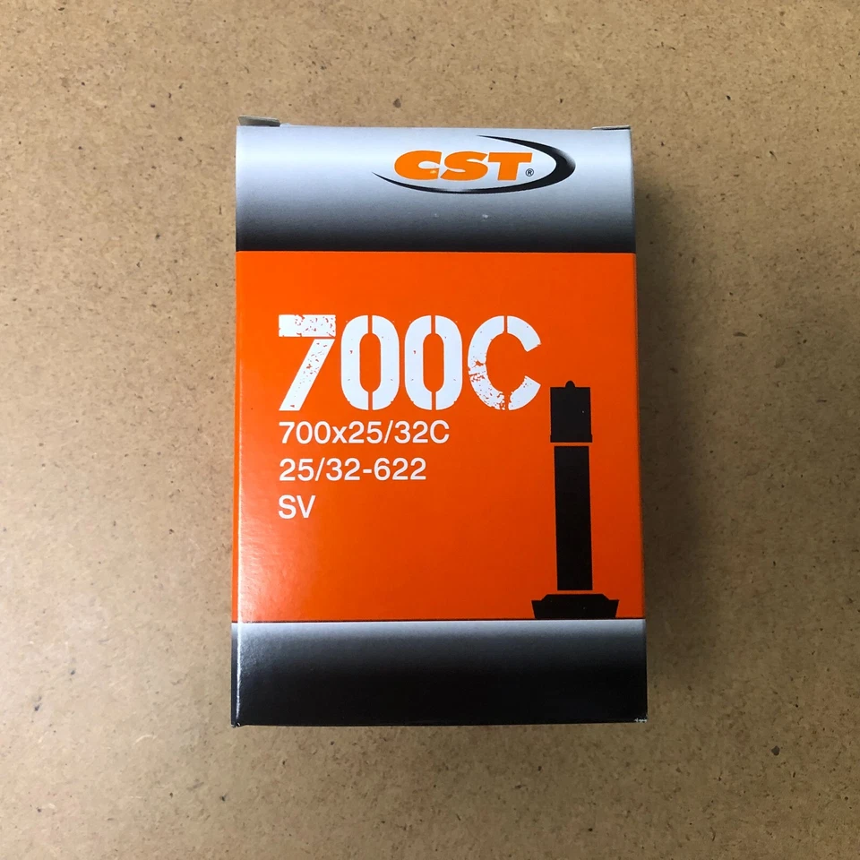 New CST Bicycle Inner Tube 700x25/32 (25/32-622) Schrader American Valve Regular - Image 1 of 1