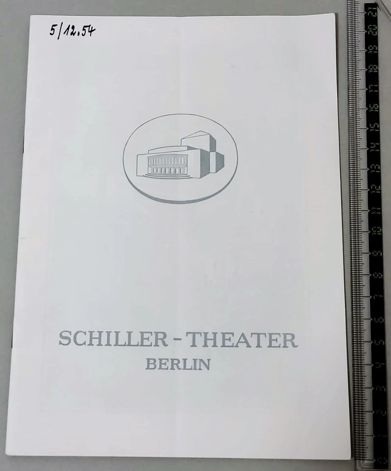 1954 Programmheft Schiller-Theater Berlin "Das Buch von Christoph Columbus" - Bild 1 von 1