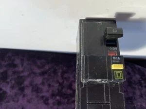 New Listing 50 Amp  ground fault Square D QO Series 2 Pole 240 Volt Breaker #148 - Picture 1 of 4