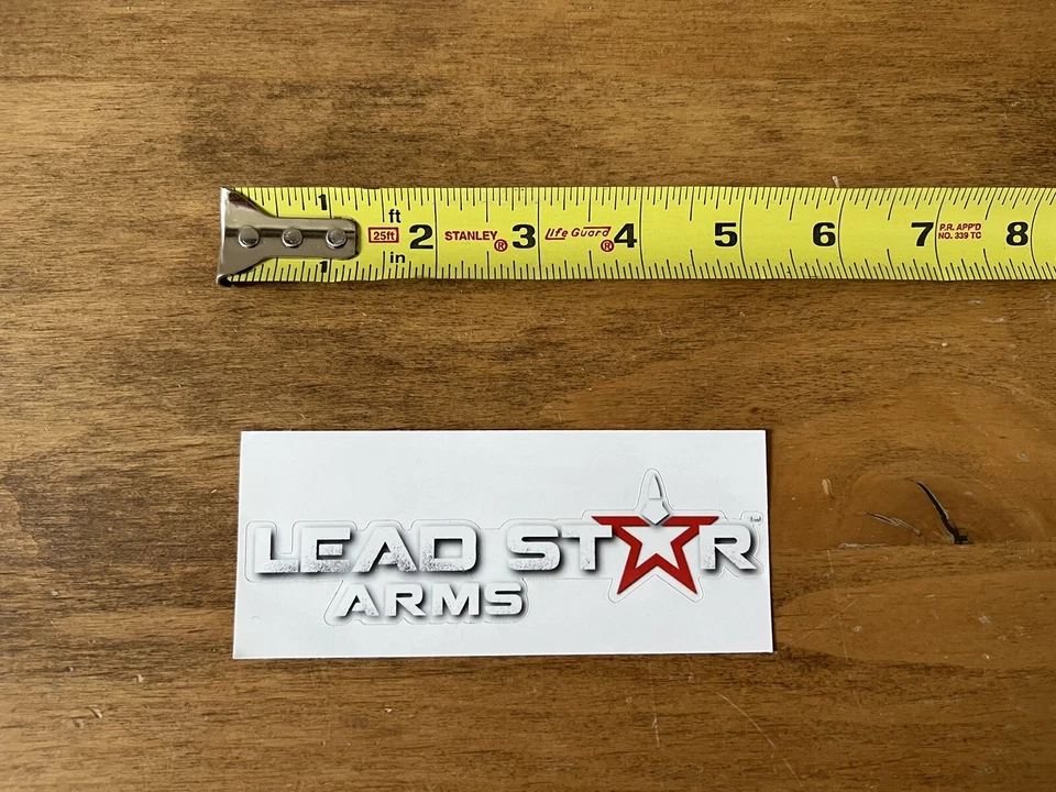 Lead Star Arms Original Logo Sticker/ Decal  Shot Show 2033 Gun Approx 5” - Image 1 of 1