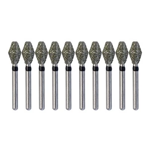 Dental Diamond Burs Barrel Shape 811/038SC Super Coarse Black FG 1.6 High Speed - Picture 1 of 4