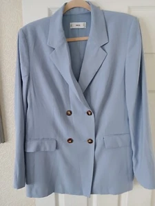 Tailored Mango MNG Summer Suit Size UK 42 blue special occasion - Picture 1 of 5