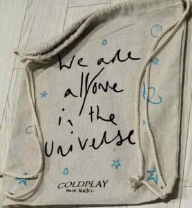 Coldplay 2025 Music of the Spheres Tour Exclusive DRAWSTRING BAG Moon Music NEW! - Picture 1 of 1