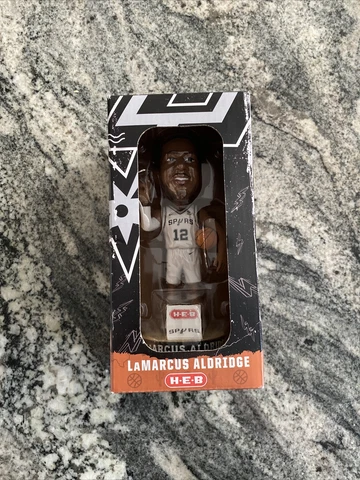 San Antonio Spurs LaMarcus Aldridge Bobblehead UT Night NBA HEB w/ Box Cover