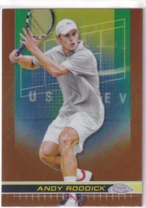 Topps Chrome 2024 Tenis No. 104 Andy Roddick Bronce Refractor - Imagen 1 de 2