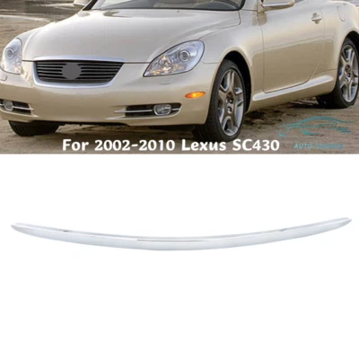 Moldura cromada del capó delantero para Lexus SC430 2002-2008 2009 2010 75770-24010 Foto 1 de 4