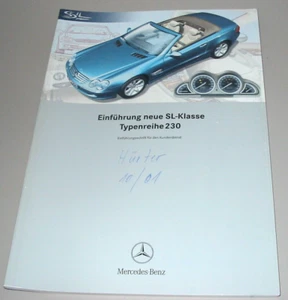 Werkstatthandbuch Mercedes SL-Klasse R 230 SL 500 55 AMG Einführungsschrift 2001 - Bild 1 von 8