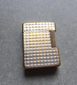 Encendedor de gas vintage chapado en plata DUPONT de Paris hecho en Francia funciona - Imagen 1 de 9