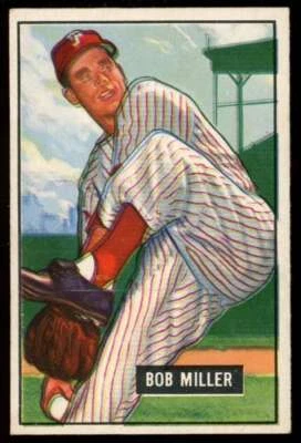 1951 Bowman #220 Bob Miller EX-MT Phillies  72864 - Image 1 of 2