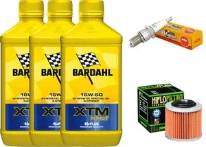 Set / Mantenimiento Bardahl XTM 15W50 / Filtro Aceite Vela Para BMW G / 650 2007 - Imagen 1 de 3