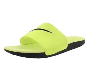 Nike Kawa Volt Black Foam Slide Youth Unisex Sandals Sz 7Y 819352 700 - Picture 1 of 5