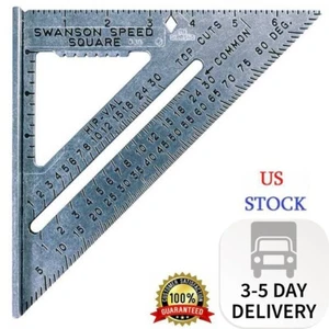 SWANSON Tool Co S0101 7 Inch Speed Square, Blue - Picture 1 of 11