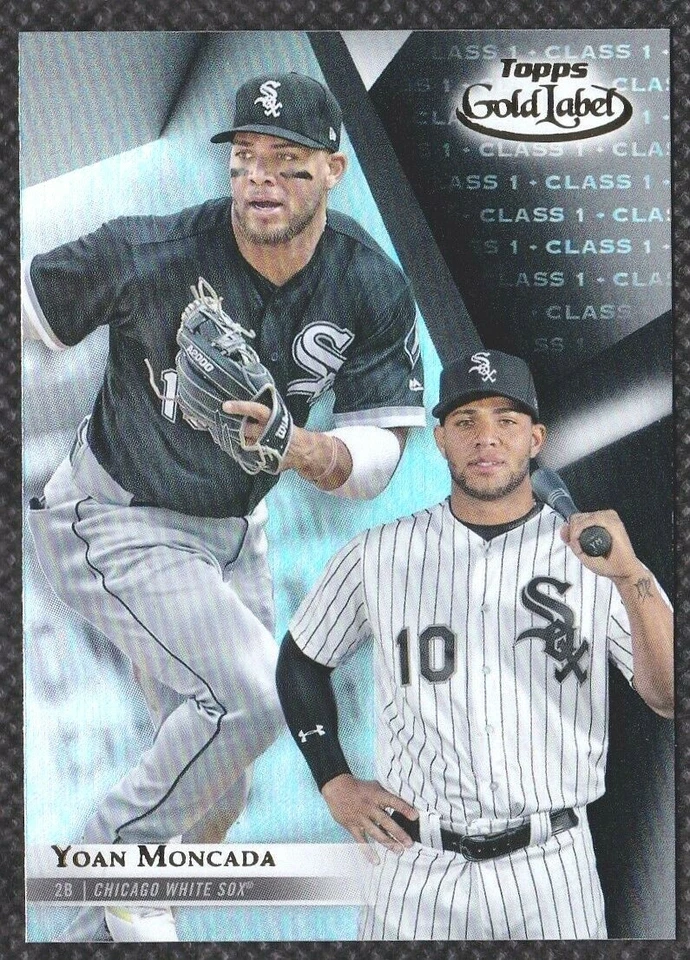 Yoan Moncada 2018 Topps Gold Label Class 1 Black #34 Chicago White Sox Parallel - Image 1 of 1