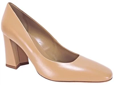 Zapatos de salón Beatrice Via Spiga para mujer de cuero nude talla 10 M Foto 1 de 4