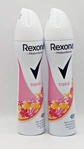 Rexona Women Tropical Alcohol Free 48h Deodorant Spray 200ml(2 Pack) - Picture 1 of 2
