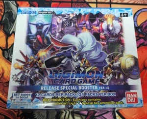 DIGIMON CARD GAME BT01-03 RELEASE SPECIAL BOOSTER BOX VER.1.0 ENGLISH (24 PACKS) - Picture 1 of 2