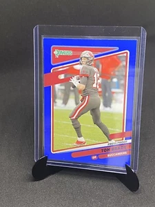 2021 Donruss Football Tom Brady - Tampa Bay Buccaneers - Blue Press Proof #1 - Picture 1 of 2