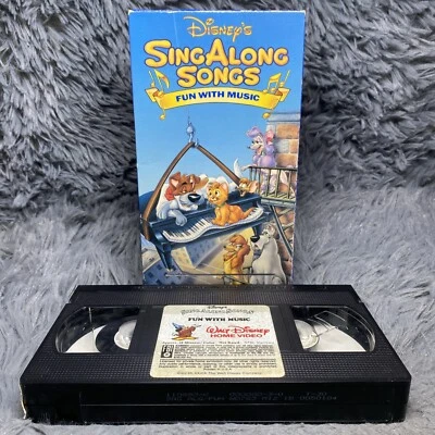 Disneys Sing Along Songs - Fun With Music VHS Tape 1993 Volume 5 Kids Show Film - Image 1 of 4