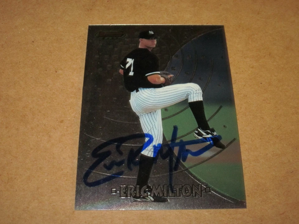 ERIC MILTON SIGNED AUTOGRAPHED 1997 BOWMANS BEST ROOKIE RC CARD # 198 - Image 1 of 1